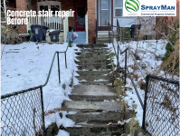 Concrete Stair Repairs — Barrie, ON — SprayMan Group