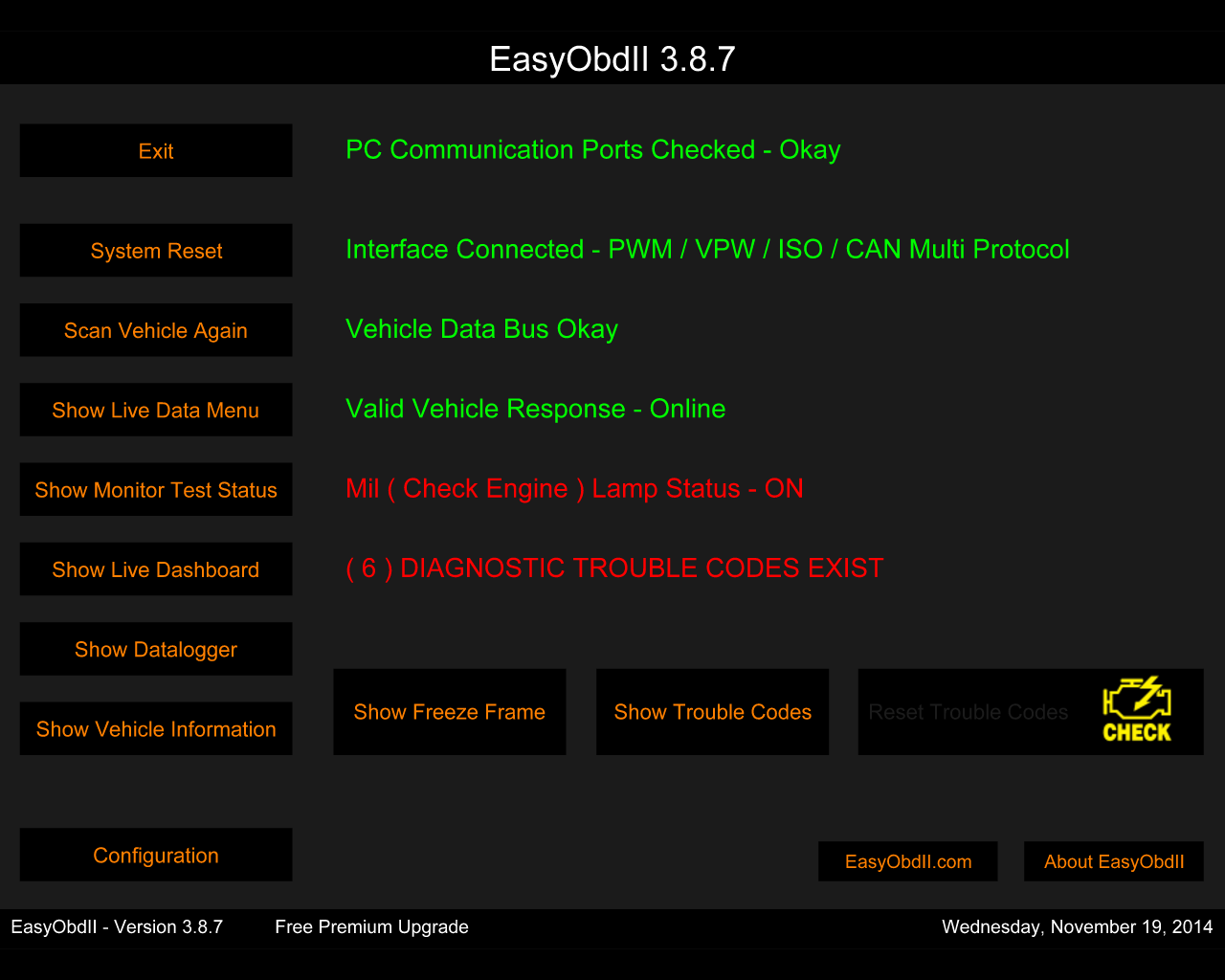 EasyObdII Software - Full Versoin
