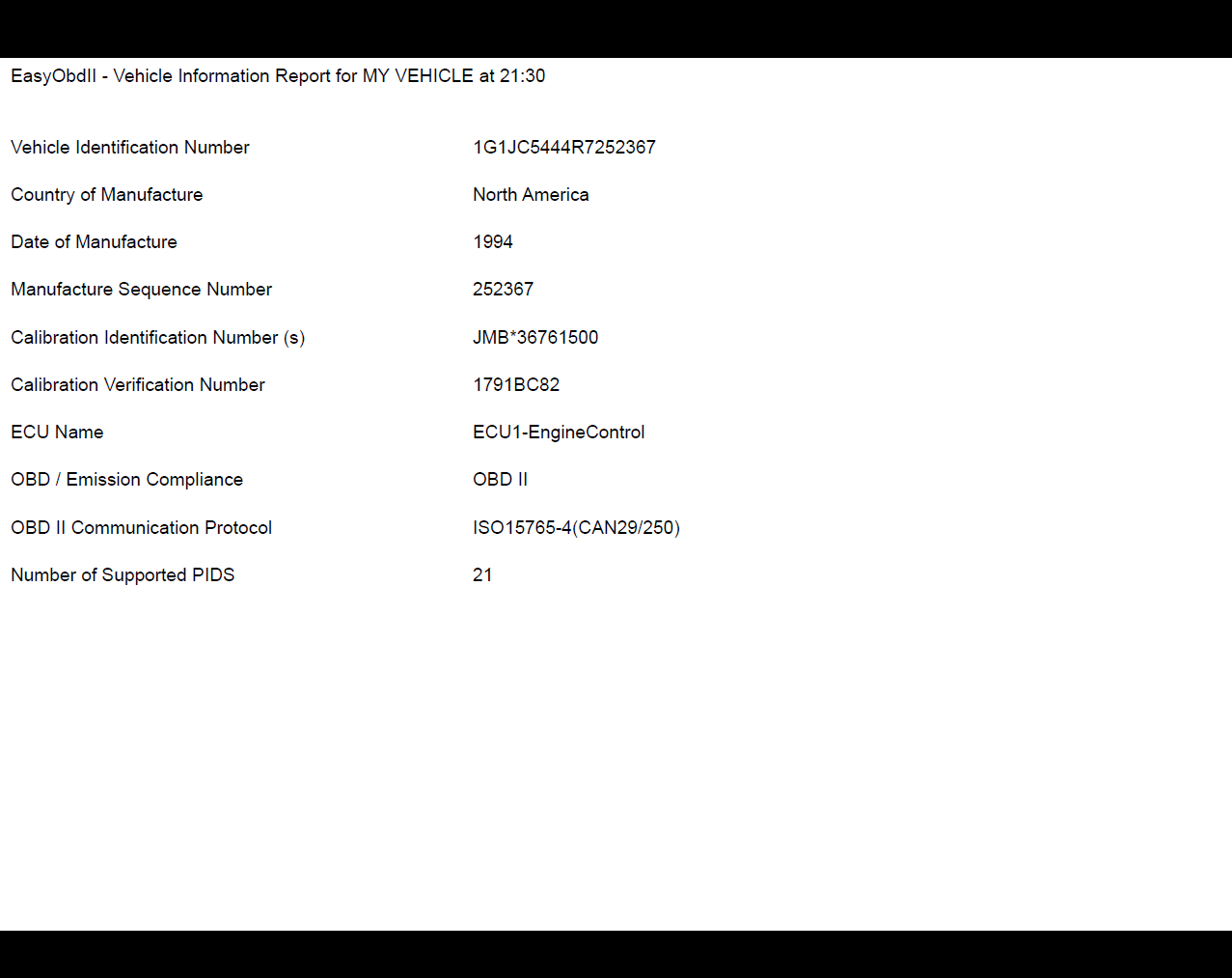 EasyObdII Software - Full Versoin