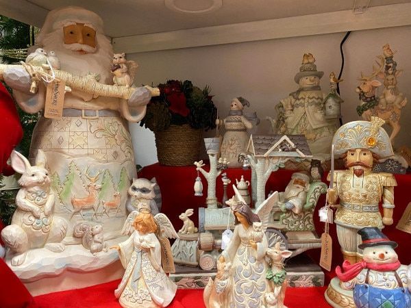 Display of Christmas Figurines Including Santa Claus & Nutcracker — Perth, WA — Tis the Season Christmas Emporium