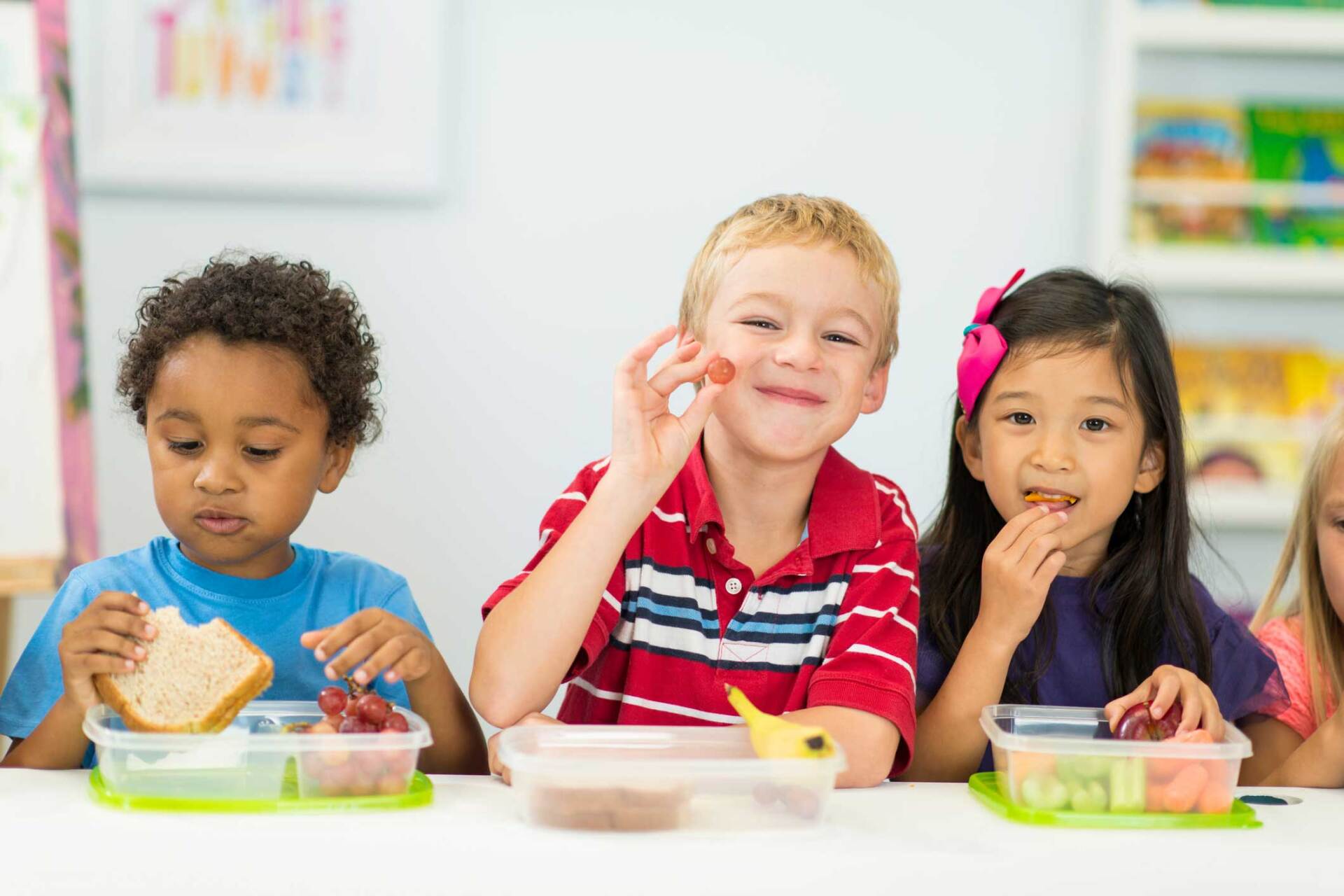 Kids Having Meals Together — Springfield, MO — A Creative Start Learning Center