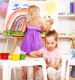 Children Art Activity - Day Care Center