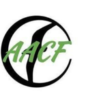 Aacf is written in green on a black circle.