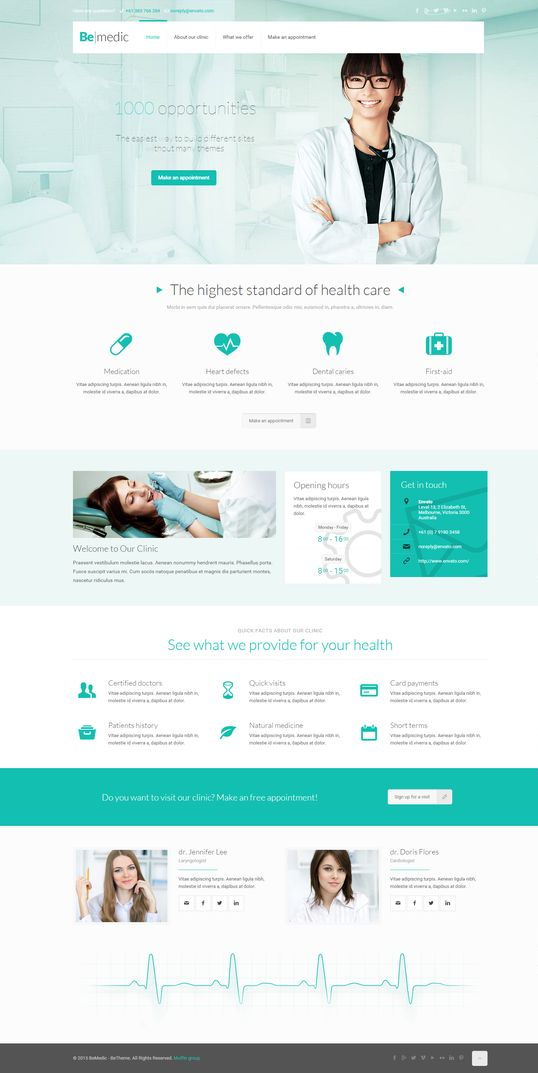 Dental website design