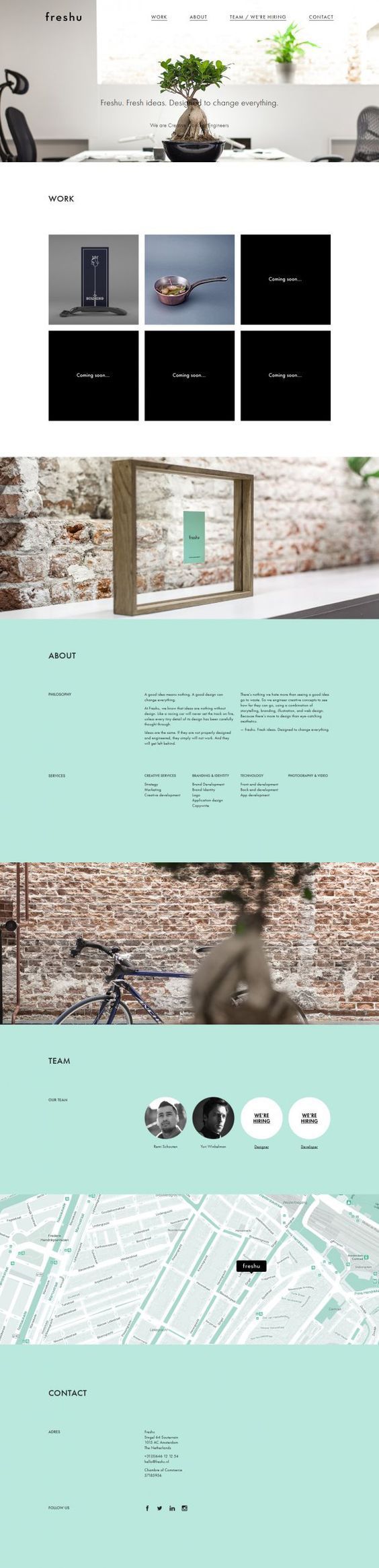 Freshu medical website design