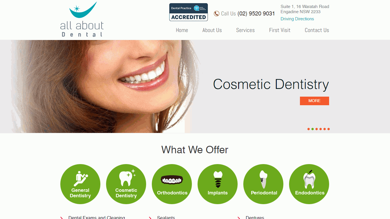 Dental Website Design Engadine, NSW