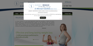 A screenshot of a website that says effective and long lasting weight loss