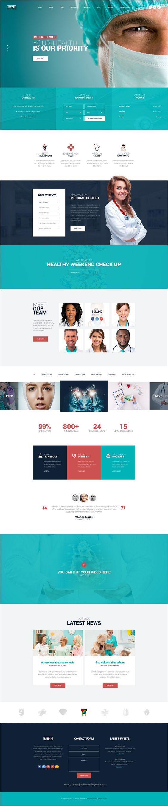MEDIX Website design