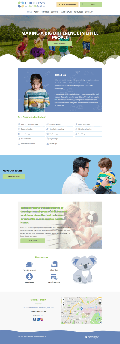Children's Gastroenterology Website