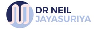 A logo for dr neil jayasuriya is shown