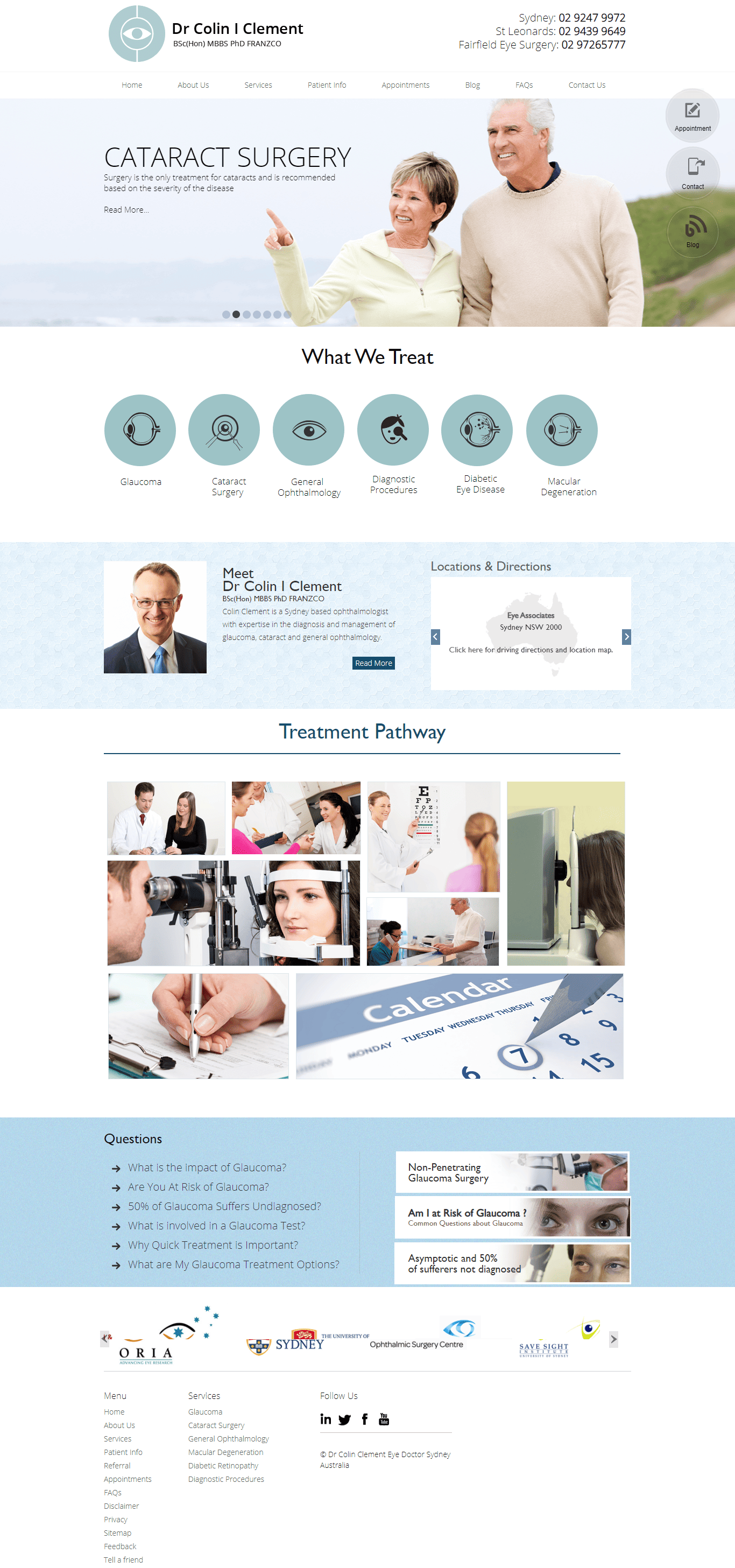 A screenshot of a website showing a man and a woman standing next to each other.