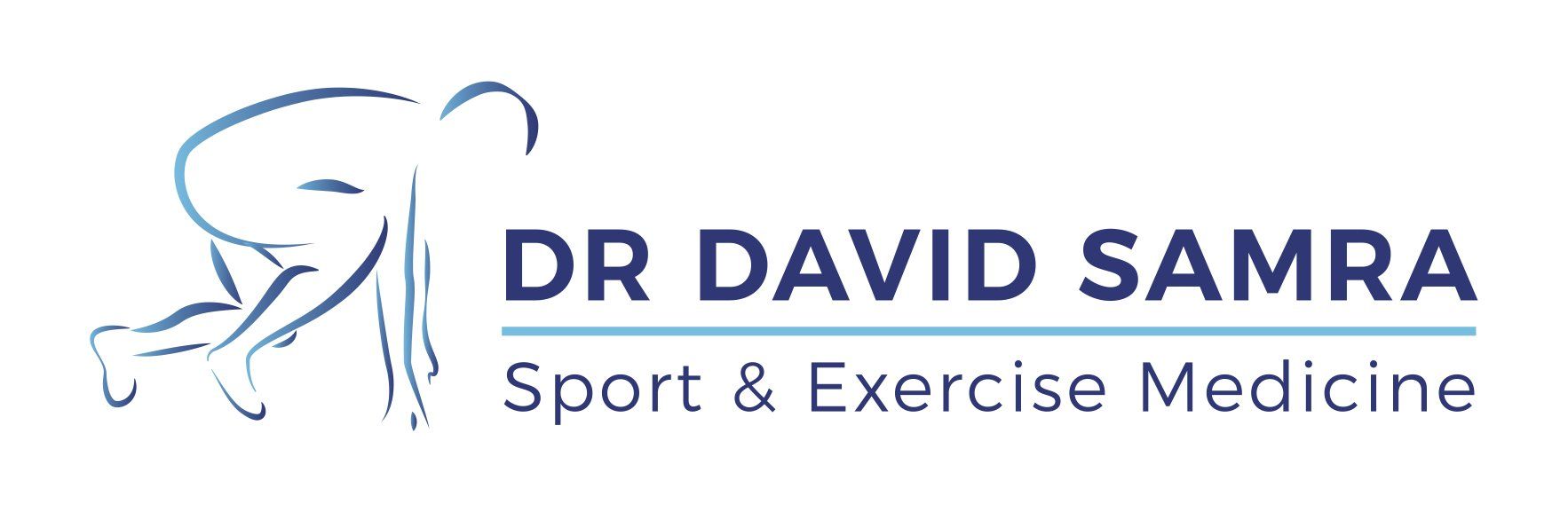 A logo for dr david samra sport and exercise medicine