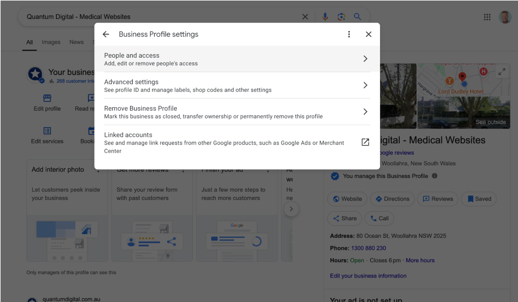 A screenshot of a google search results page