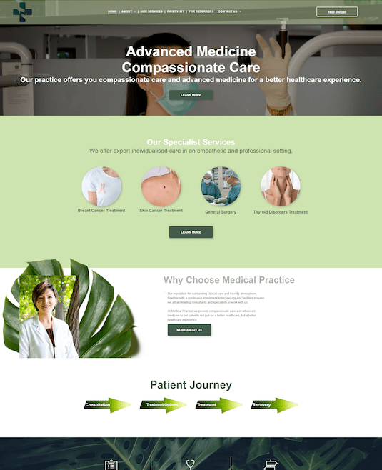 General Practice Website Design