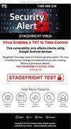Stagefright Virus Email Marketing
