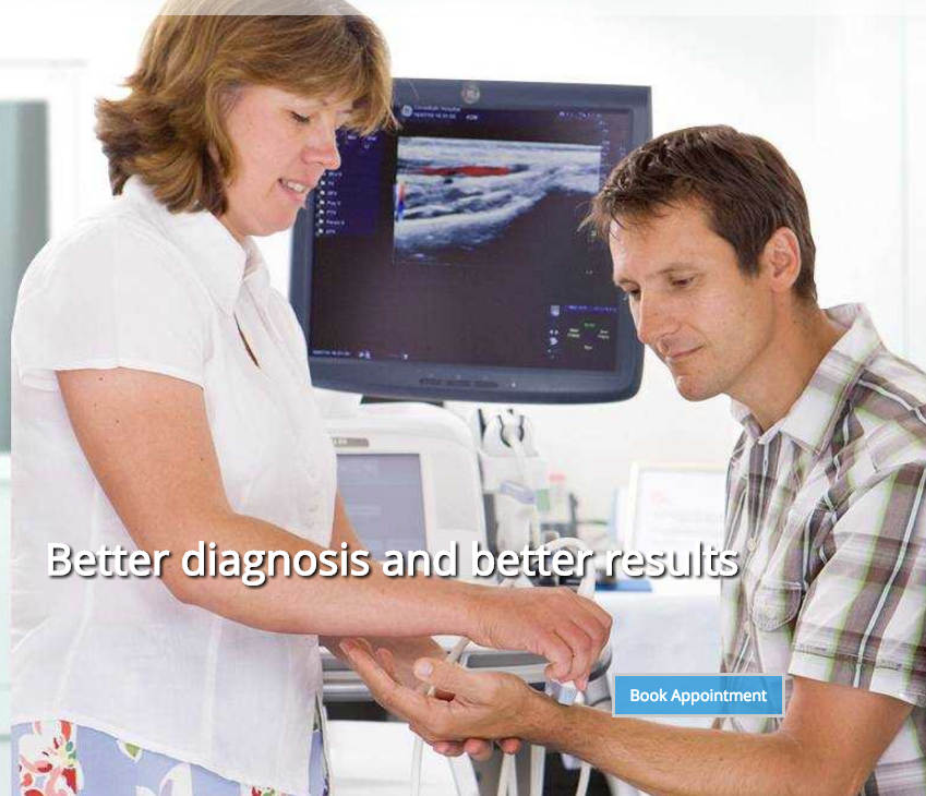 A man and a woman are talking about better diagnosis and better results