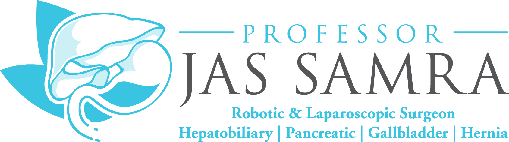The logo for professor jas samra robotic and laparoscopic surgeon