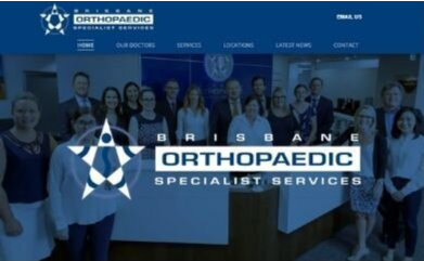 New Orthopaedic Specialist Website Brisbane