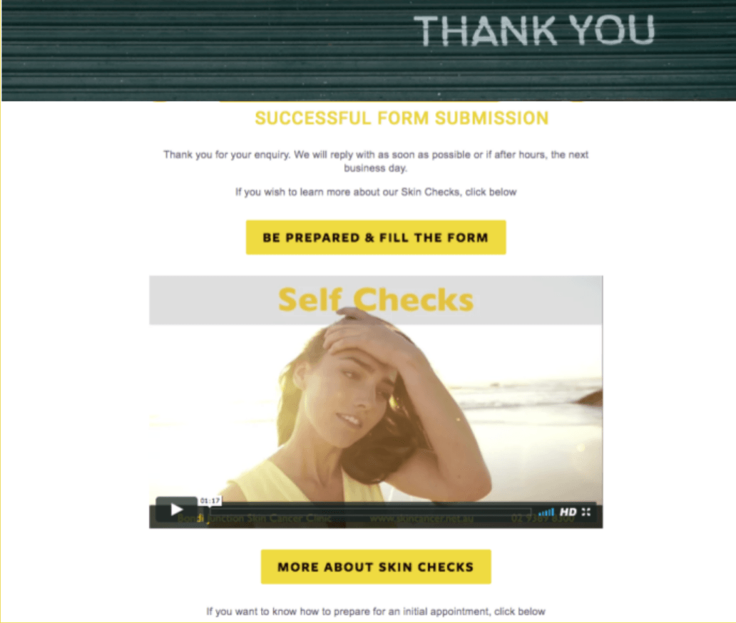 Auto Responders to medical form