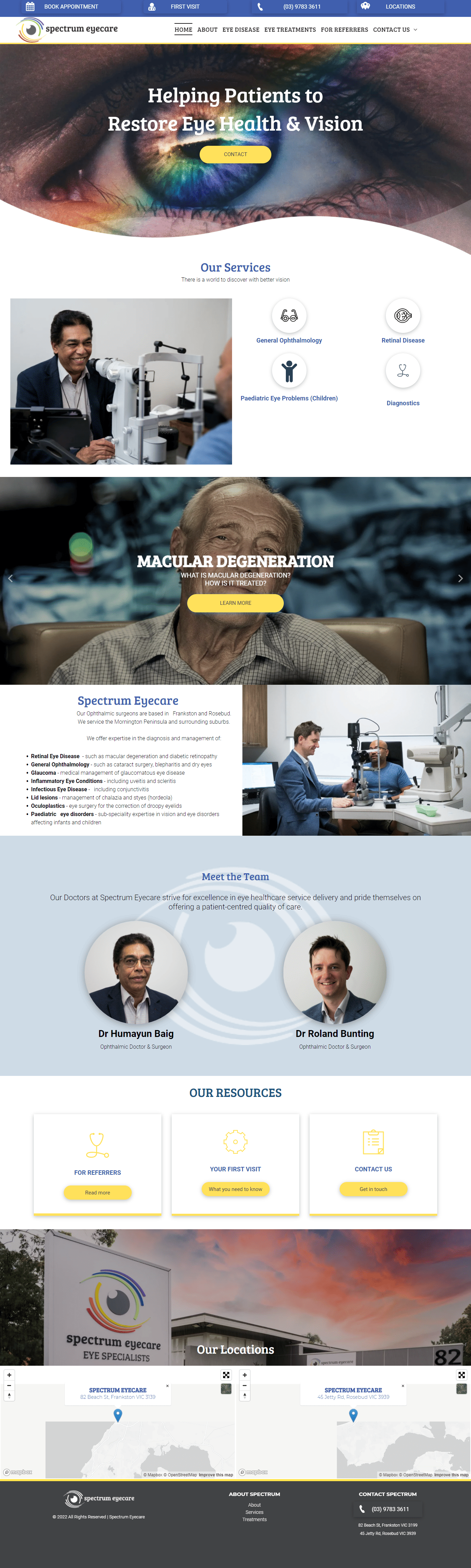 A screenshot of a website showing a man wearing glasses.