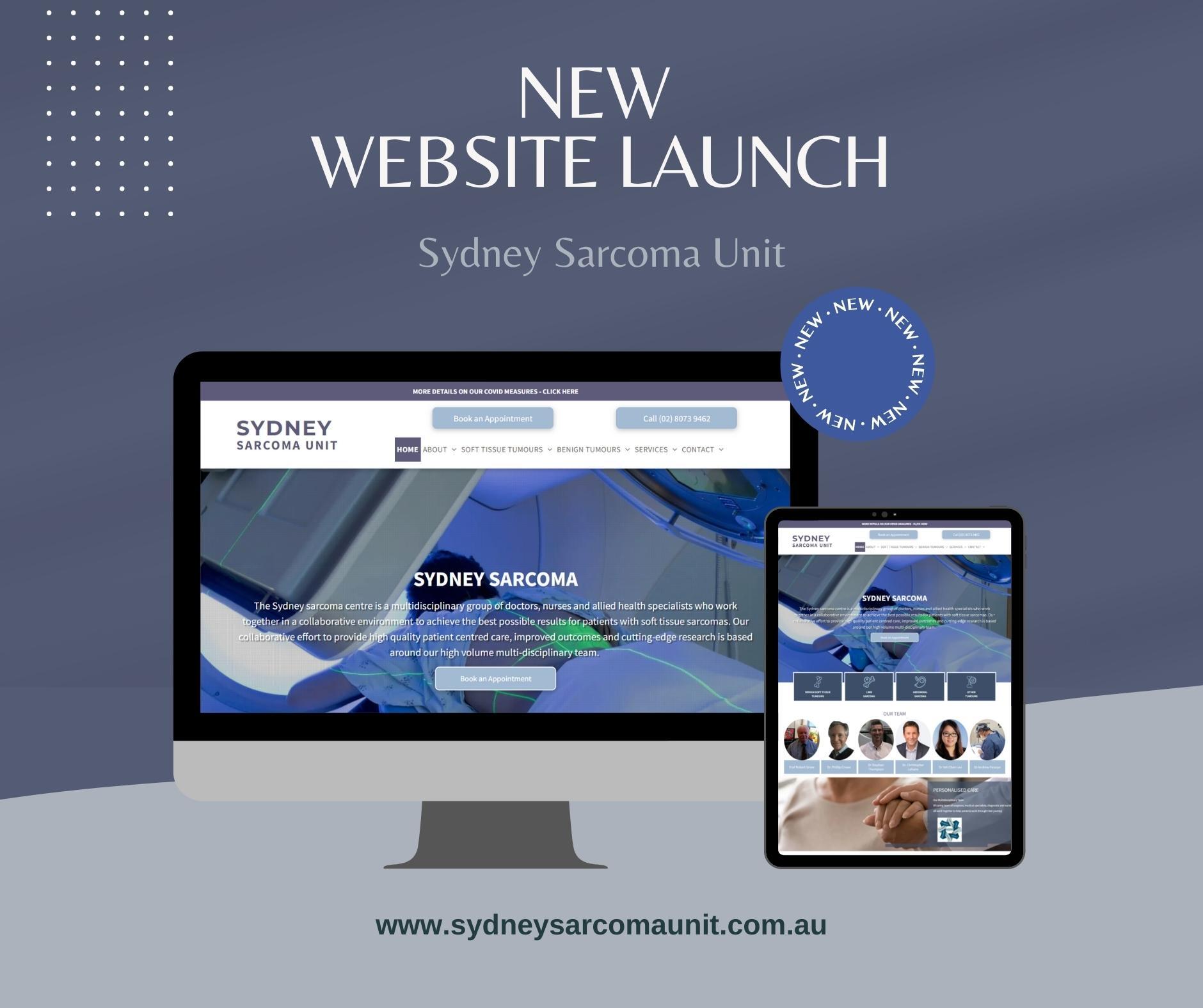 Sydney Sarcoma Unit Website Design