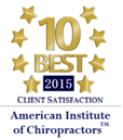 10 Best chiropractors award 2015