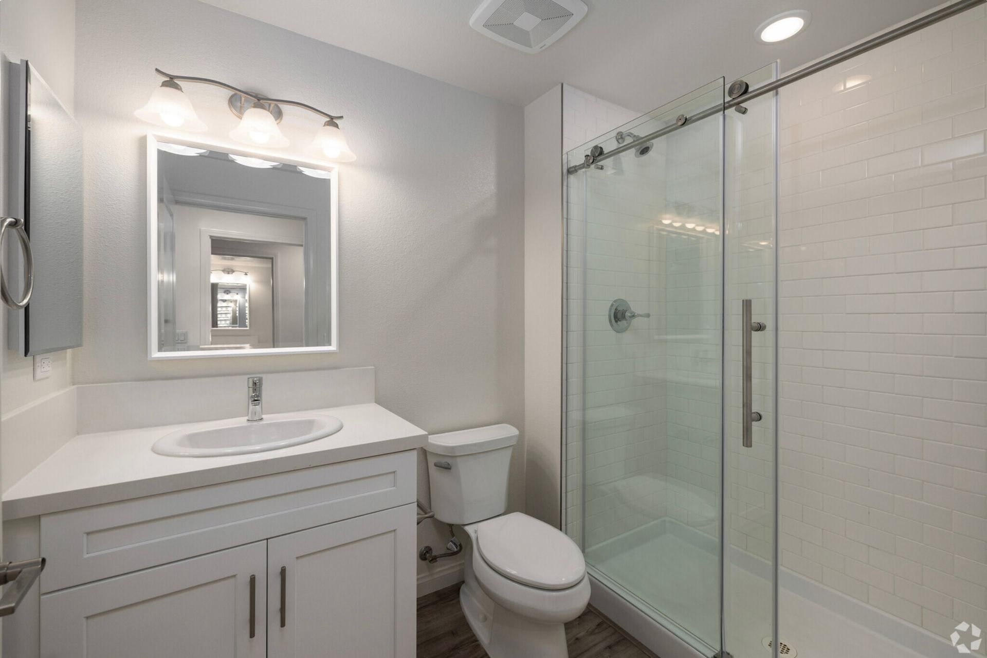 The Lamont - bathroom sink and shower