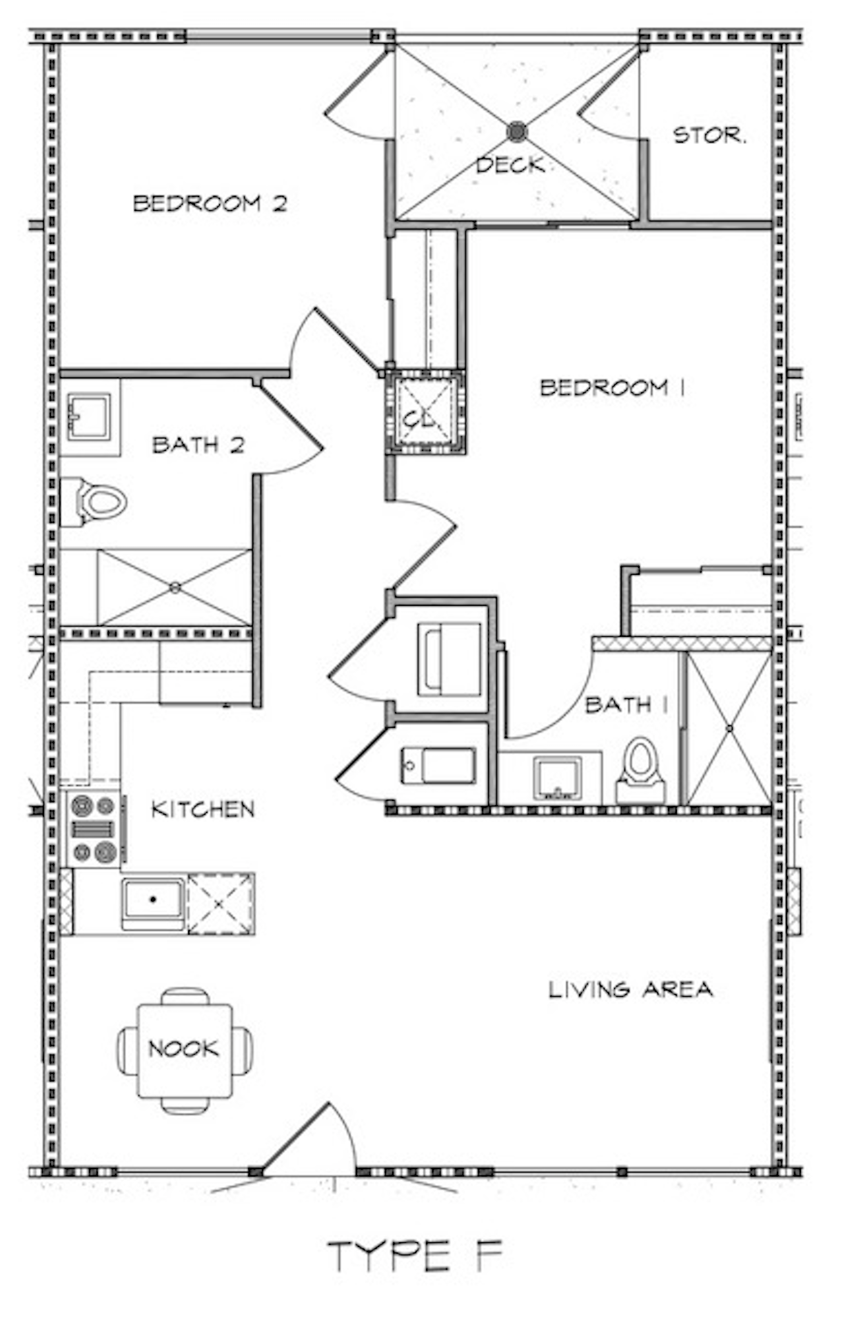 891 Turquoise Floor plan F