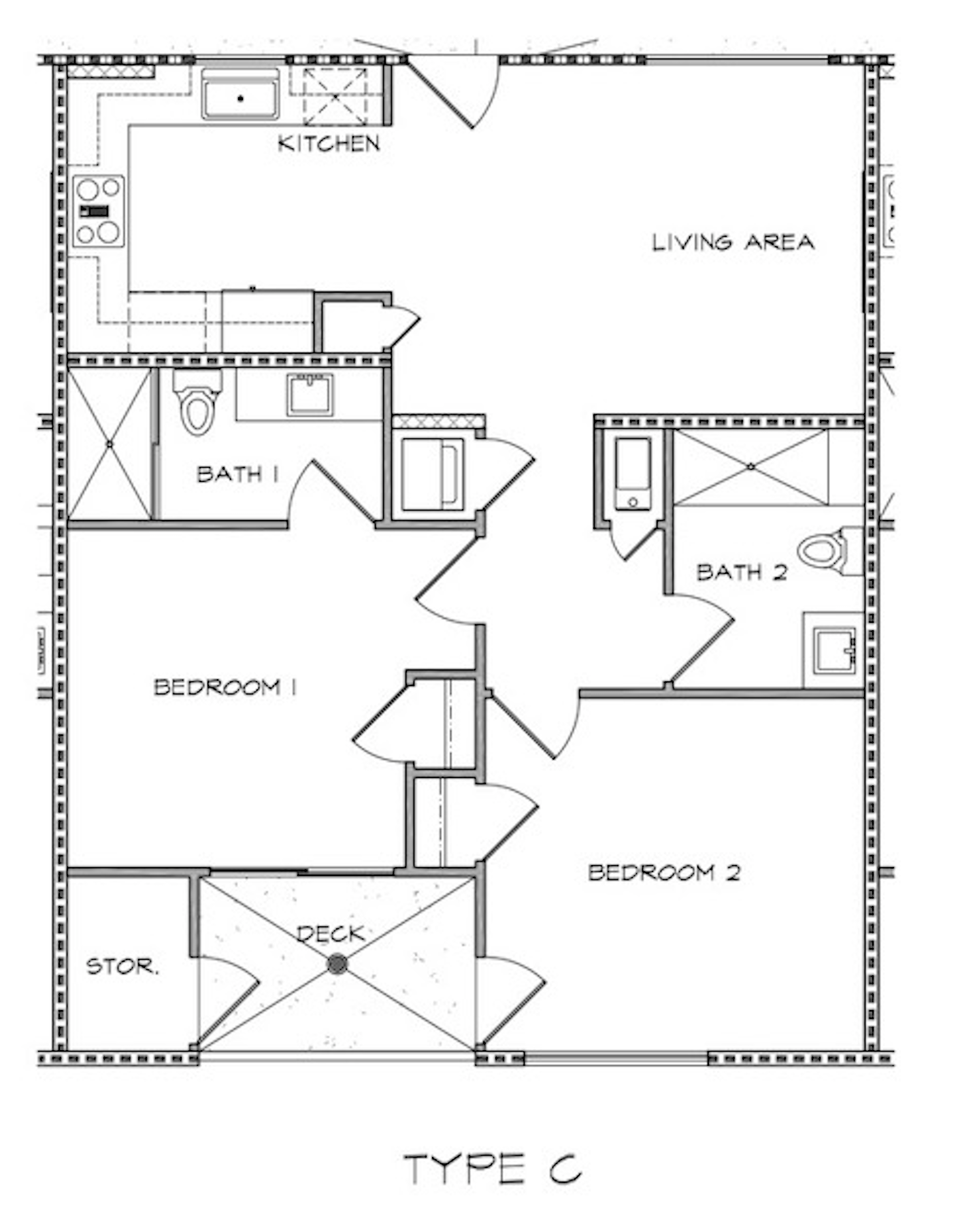 891 Turquoise Floor plan C