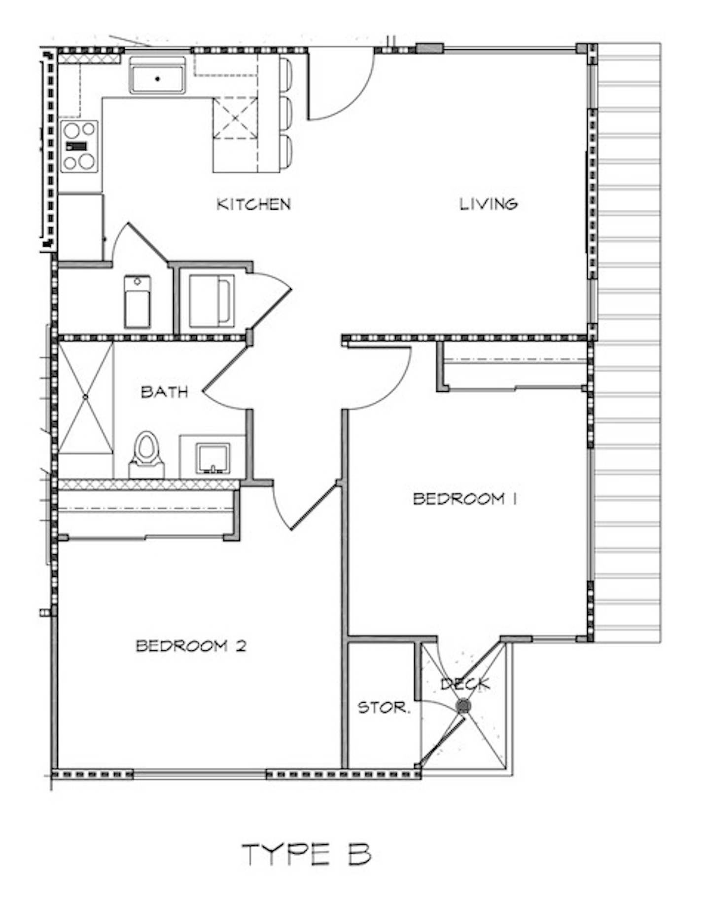 891 Turquoise Floor plan B