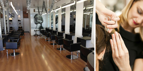 One of our hairdressers in Boronia