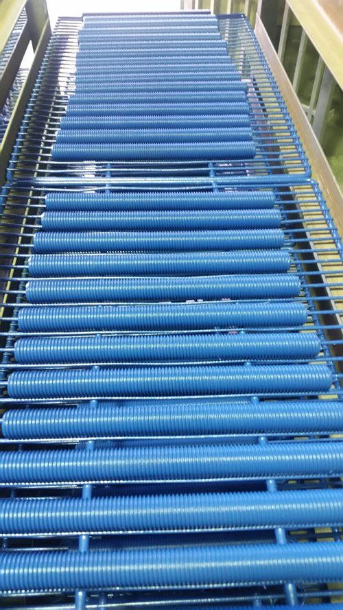 blue powder coated of screws