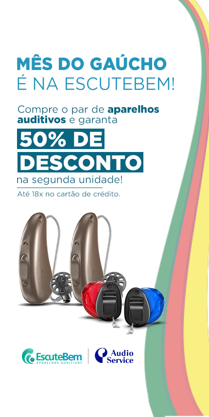 Anúncio de aparelhos auditivos, promoção 