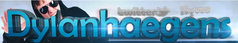 Het logo van Dylan Haegens in 2011