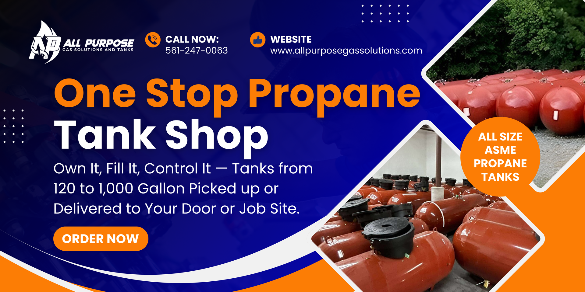 Propane Project Coordination | All Purpose Gas Solutions and Tanks