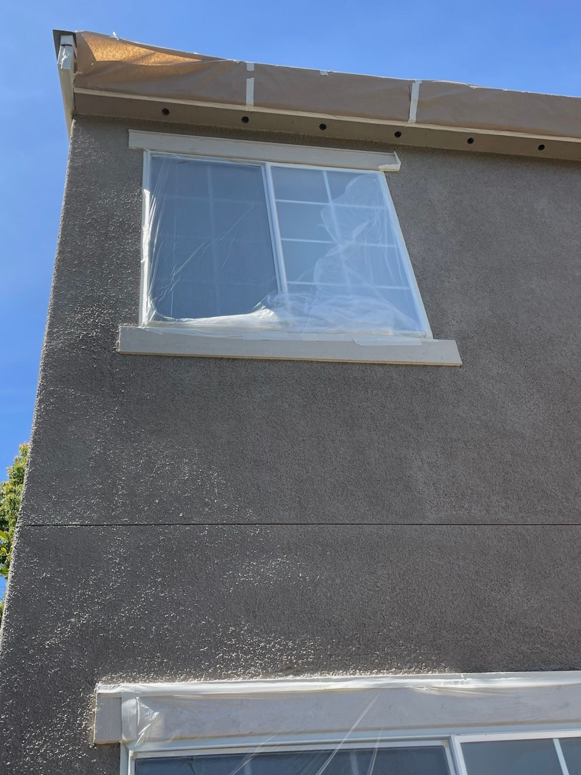 Stucco exterior repaint