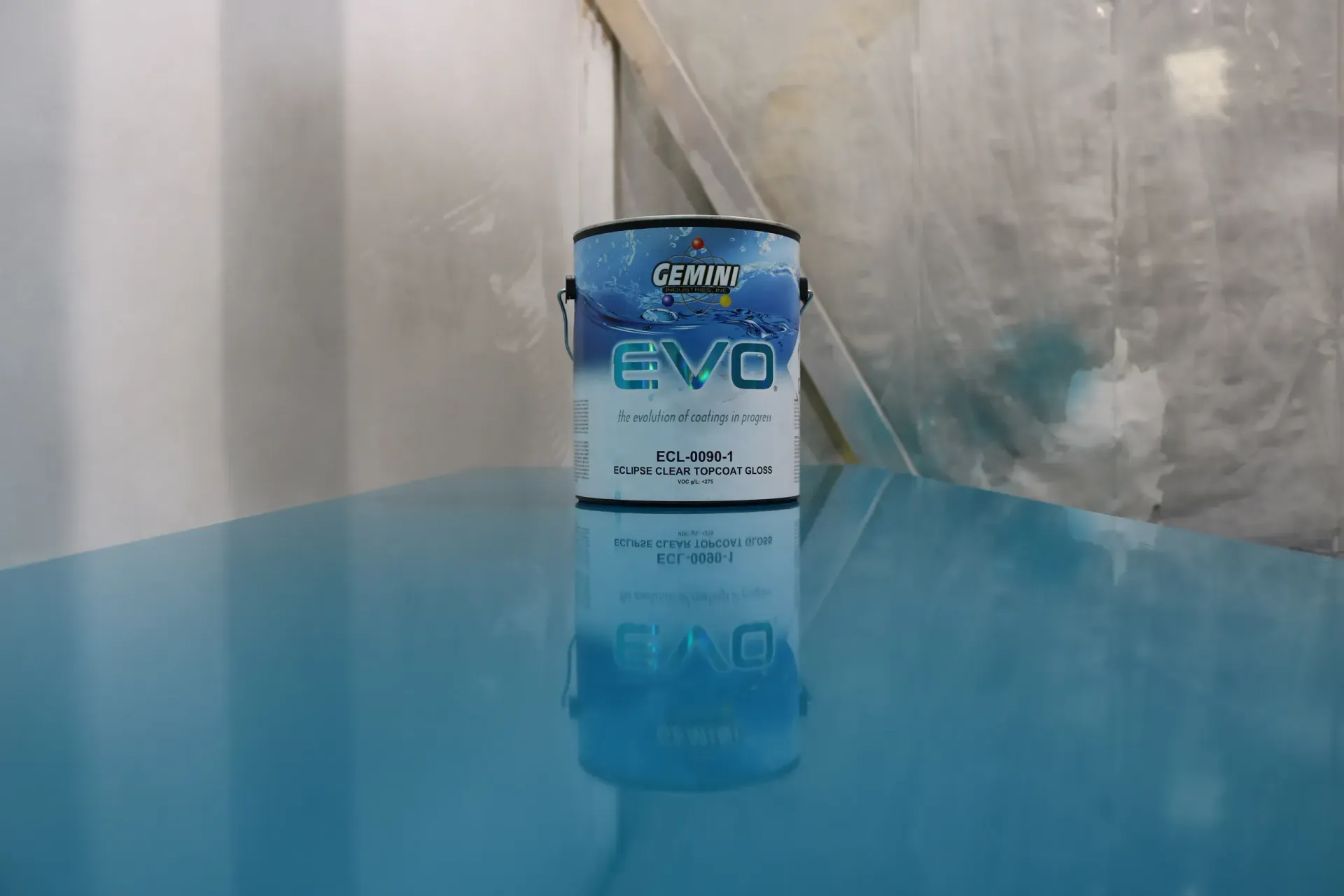 high gloss turquoise dresser