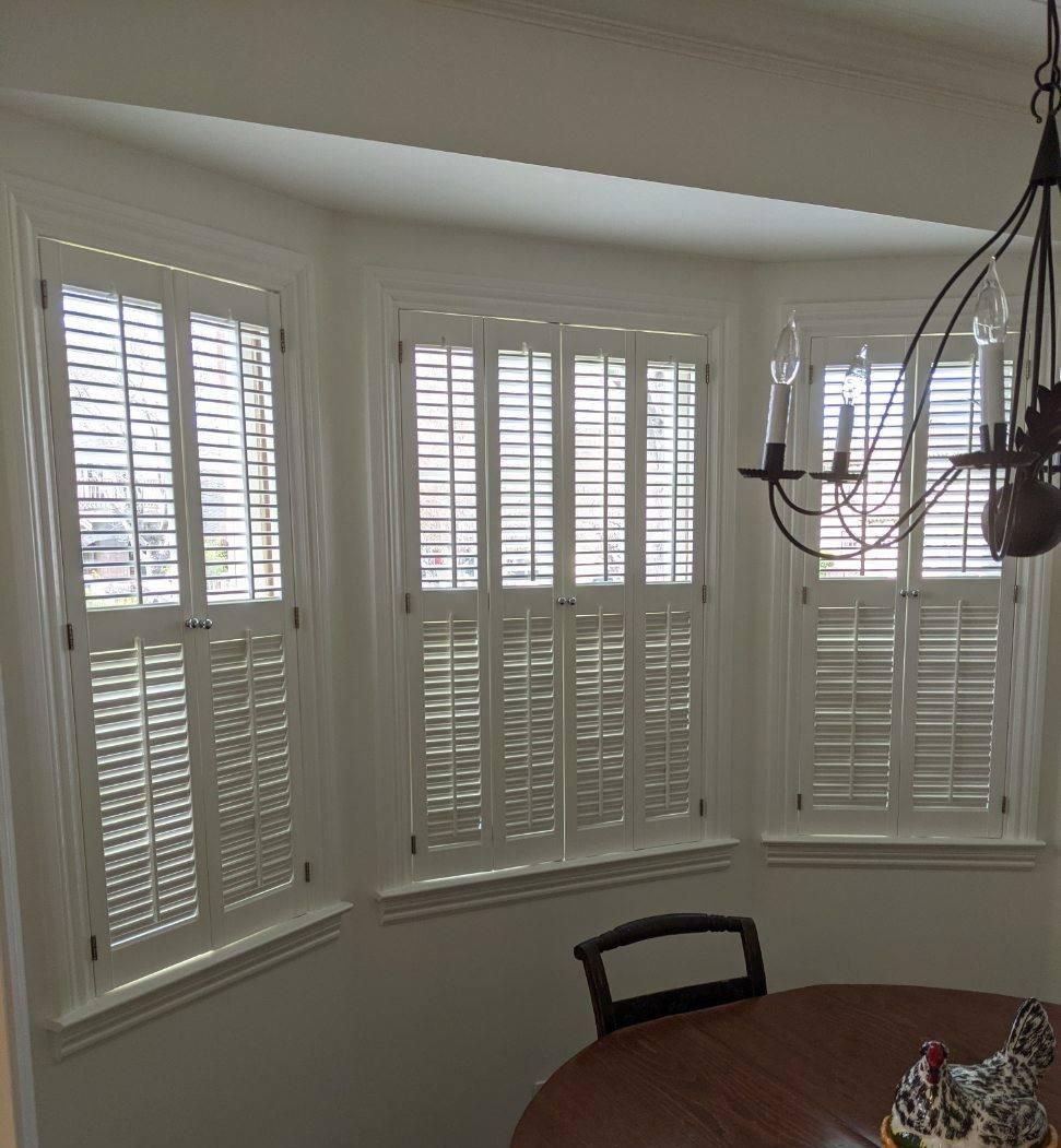 Plantation shutters repaint