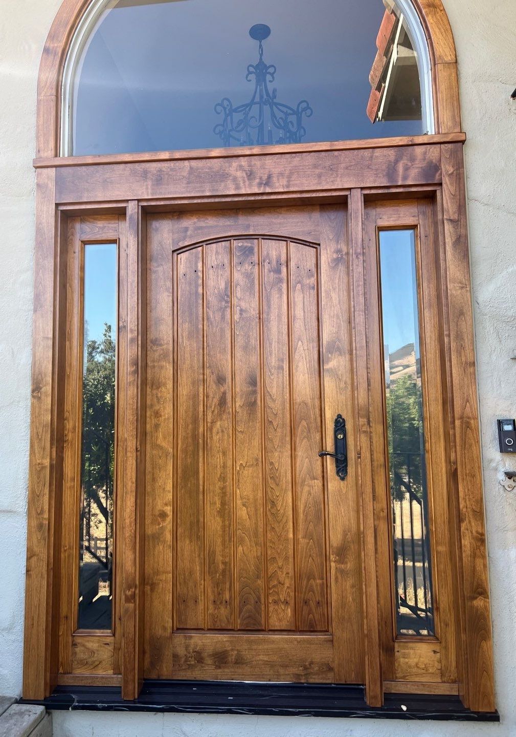 Rustic front door refinish