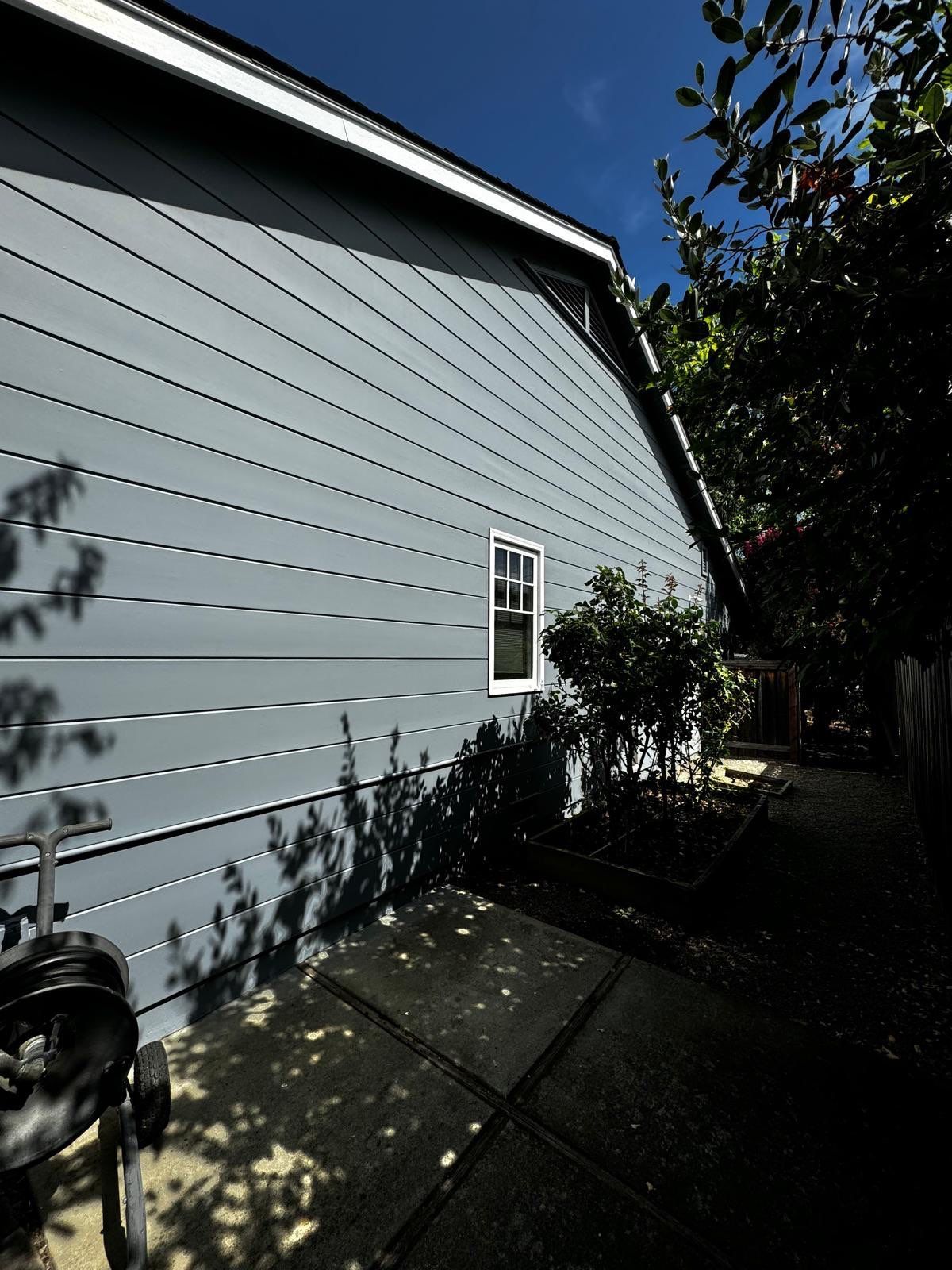 Home exterior wood siding