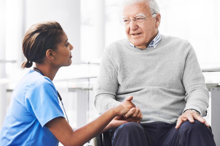 Clients and Caregivers sitting together