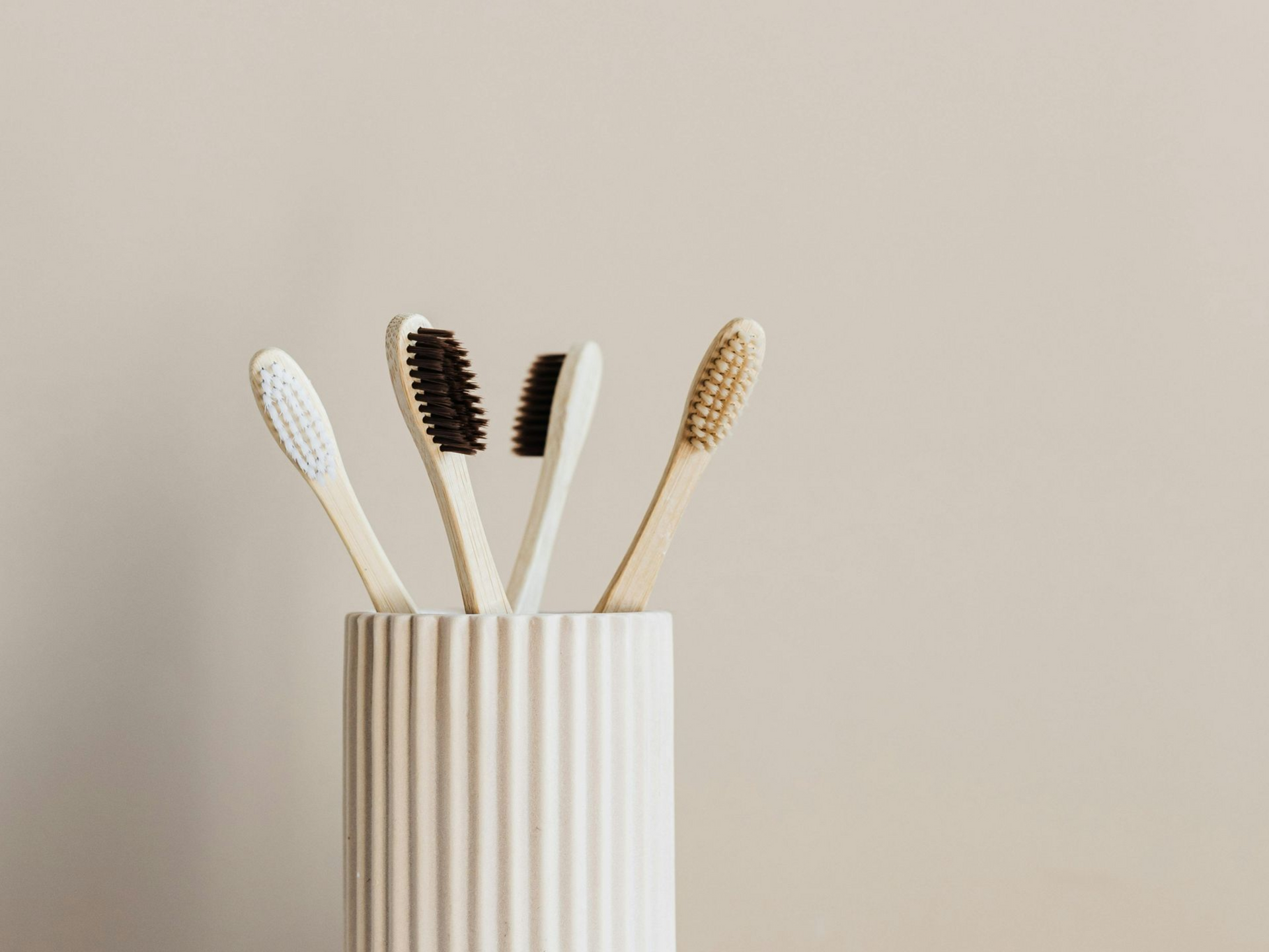 storing toothbrush in holder