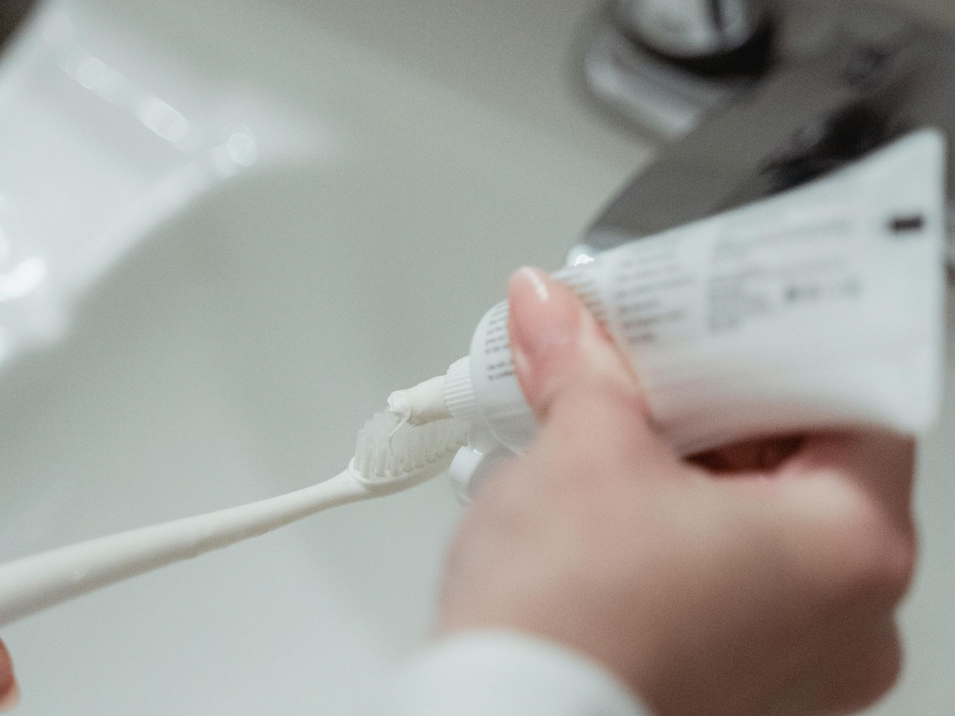 brushing teeth with new tooth brush. How often do you need to replace your toothbrush.