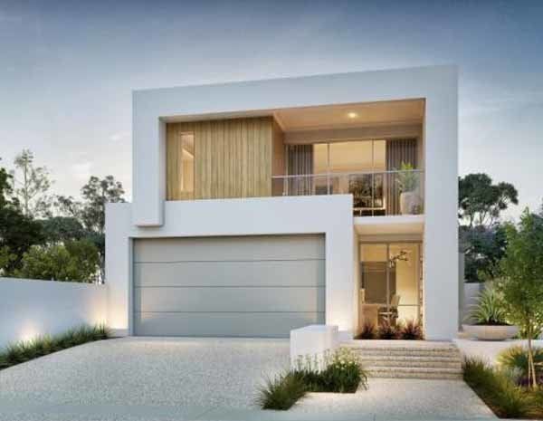 white square home