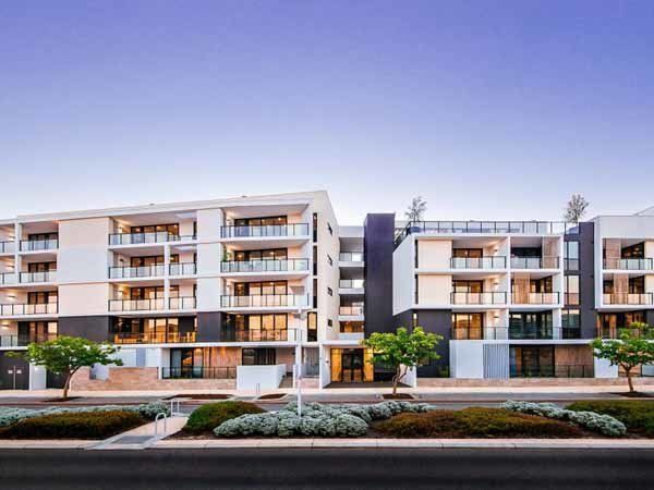apartment buildings