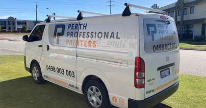 Perth professional Painter van