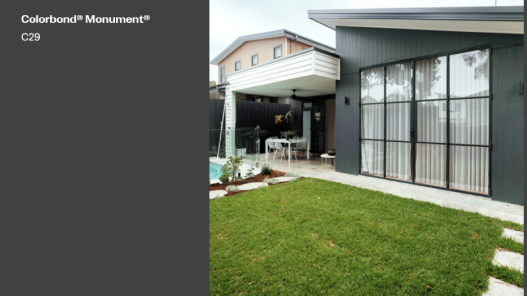modern exterior colour schemes for house charcoal grey