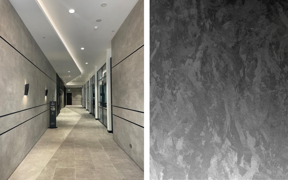 venetian plaster entry