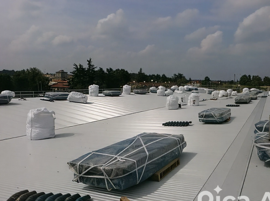 bonifica amianto a Bergamo da una copertura