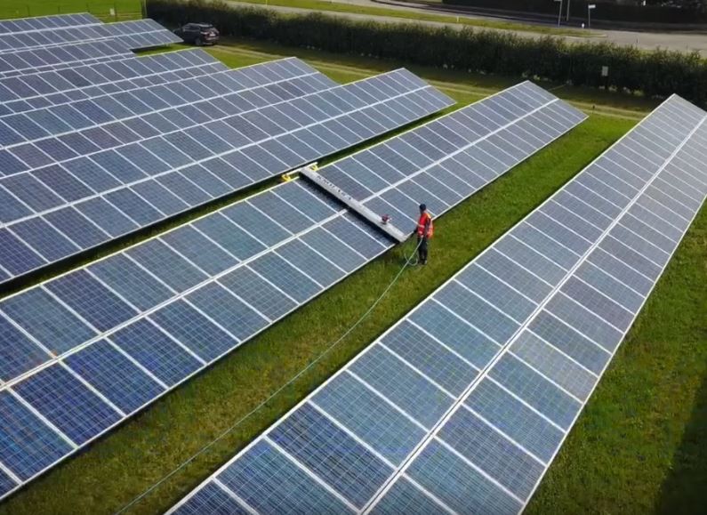 Pulizia pannelli fotovoltaici